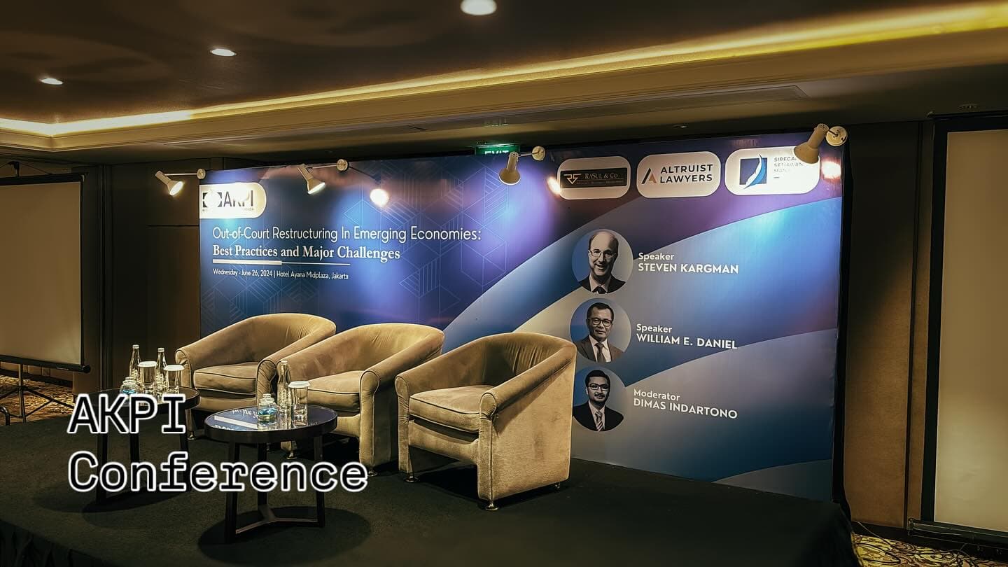 AKPI Seminar: Out Of Court Restructuring - Backdrop & Photowall