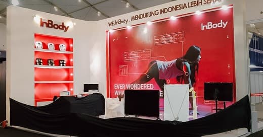 Custom Exhibition Booth - InBody Indonesia @ ISFEX 2024