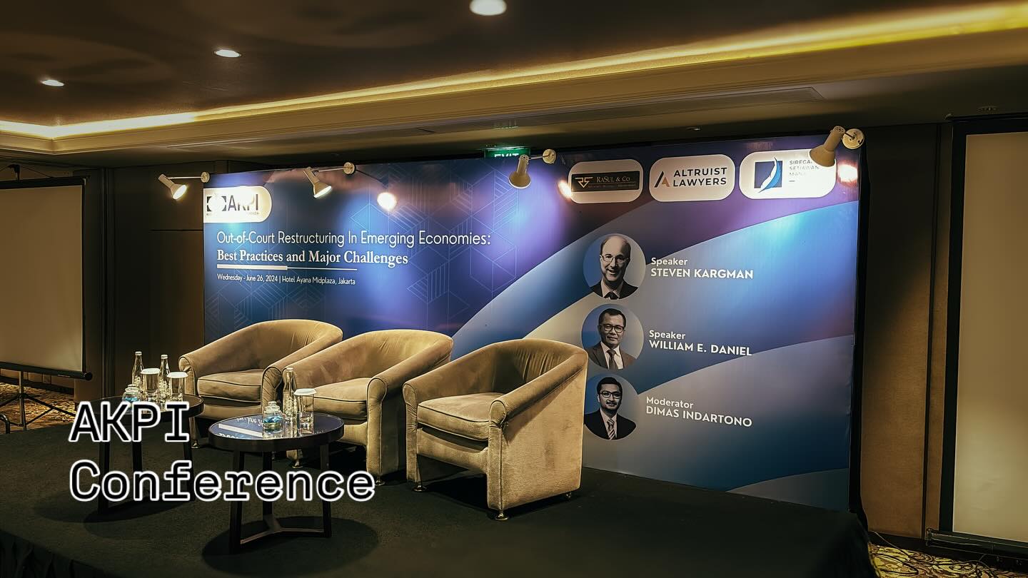 AKPI Seminar: Out Of Court Restructuring - Backdrop & Photowall