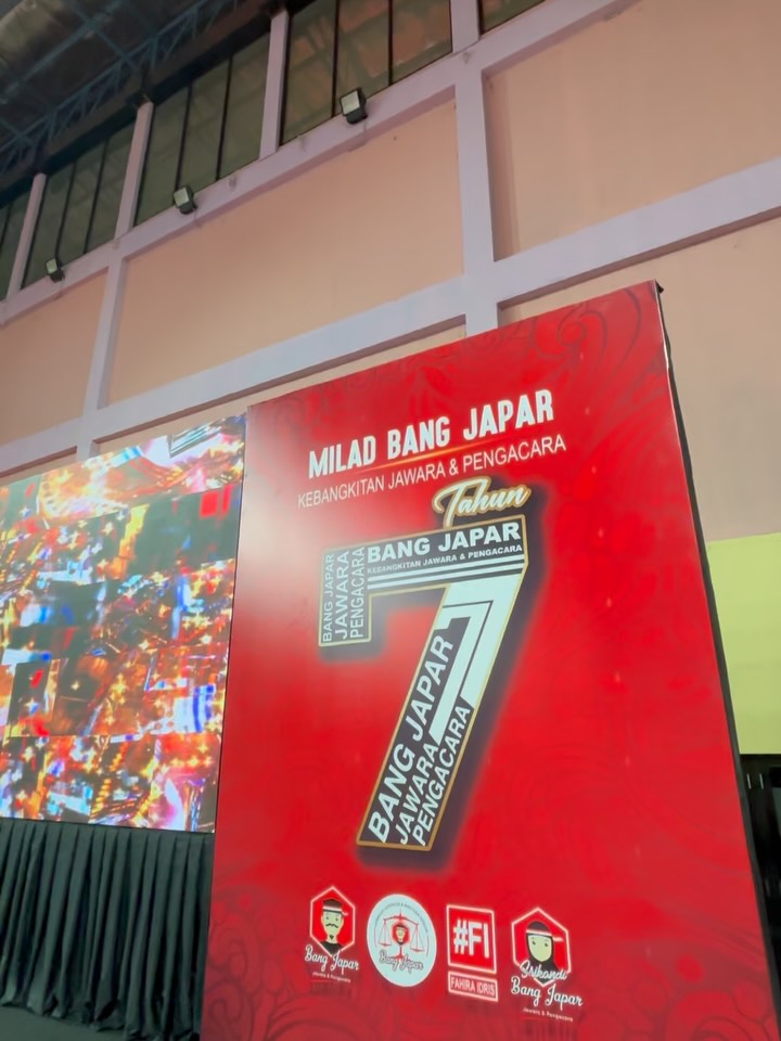 Milad Ke-7 Bang Japar - Main Stage & Event Backdrop